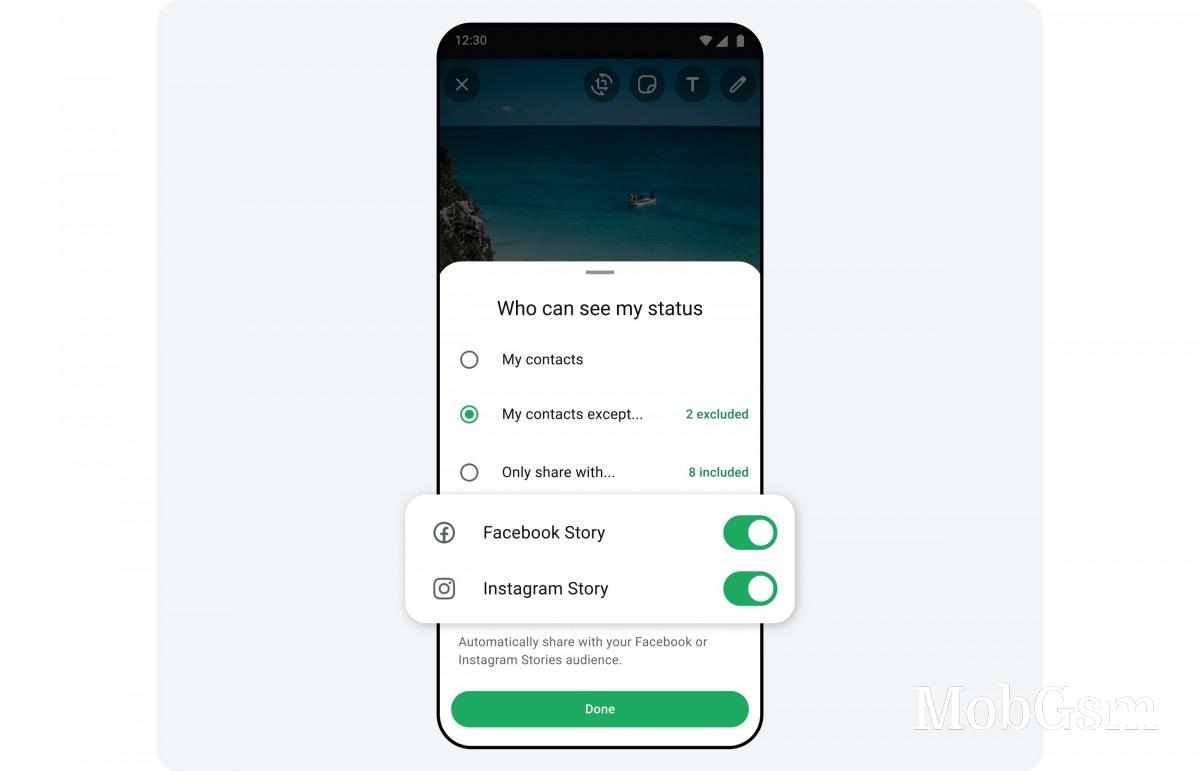 WhatsApp will let you automatically post a Status as an Instagram or Facebook Story