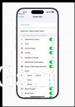 New Apple health study in the Apple Research app