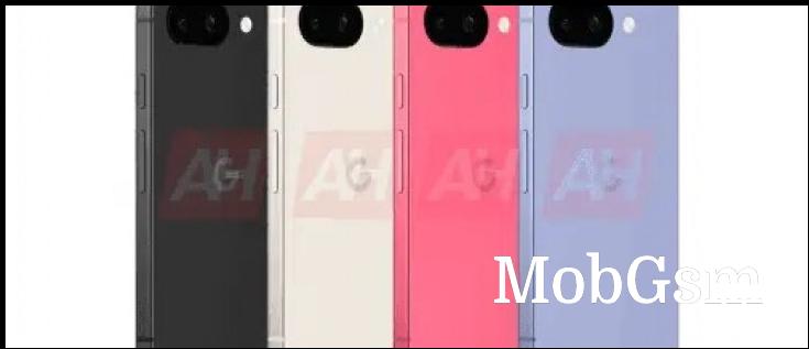 Google Pixel 9a leaks in all four colors