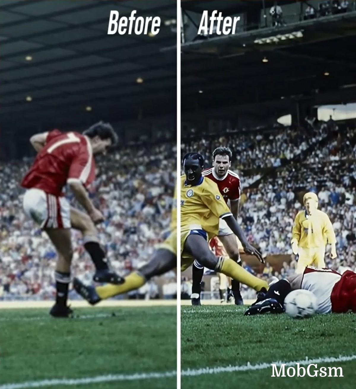 Honor brings old Manchester United photos back to life with AI upscaling