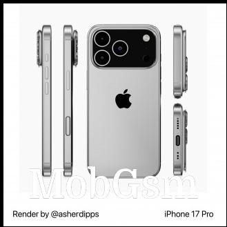 Speculative renders of iPhone 17 Pro: Silver