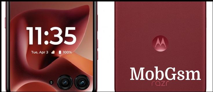 Motorola Razr 60 Ultra leaks in new renders showing red colorway