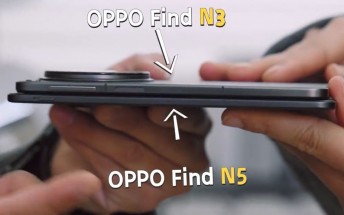 This is how thin the Oppo Find N5 and OnePlus Open 2 will be