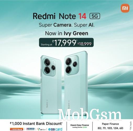 Redmi Note 14 5G gets a new color in India