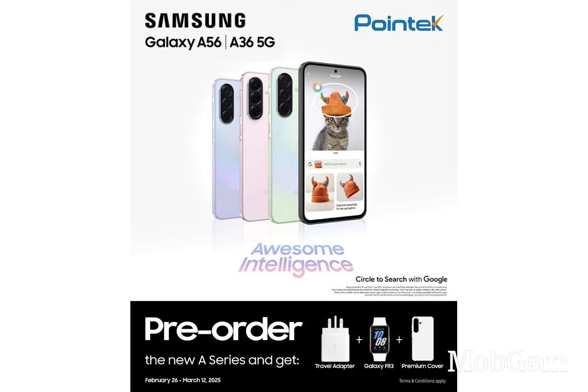 Samsung Galaxy A56 and A36 pre-order perks revealed