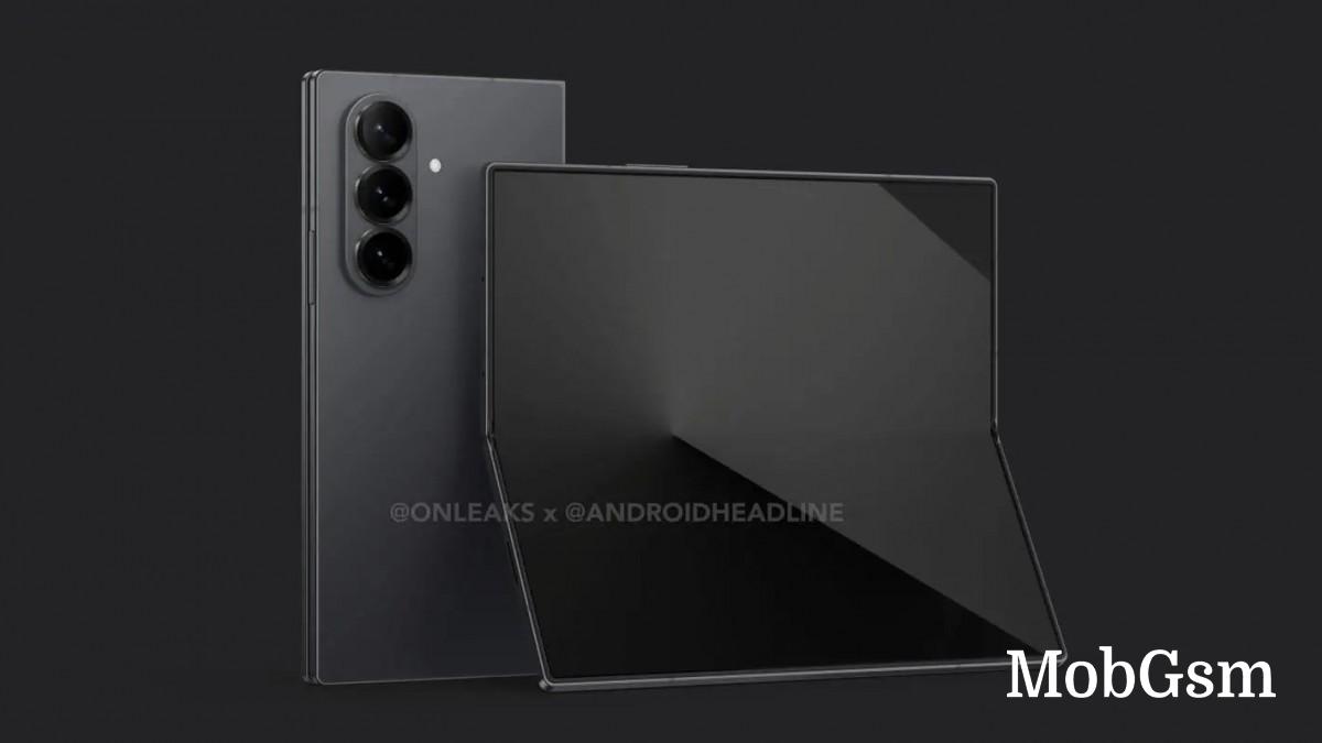 Samsung Galaxy Z Fold7 renders show a thinner device