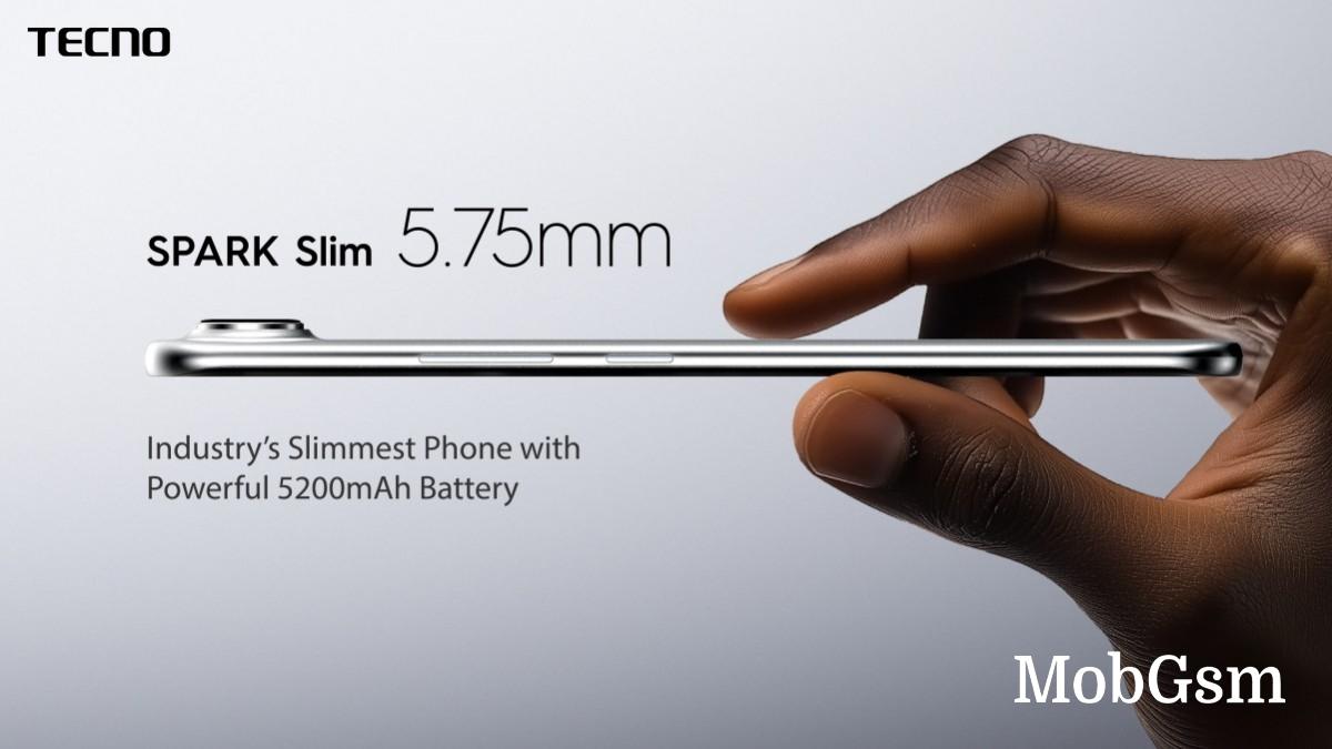 Tecno Spark Slim debuts with 5.75 mm profile