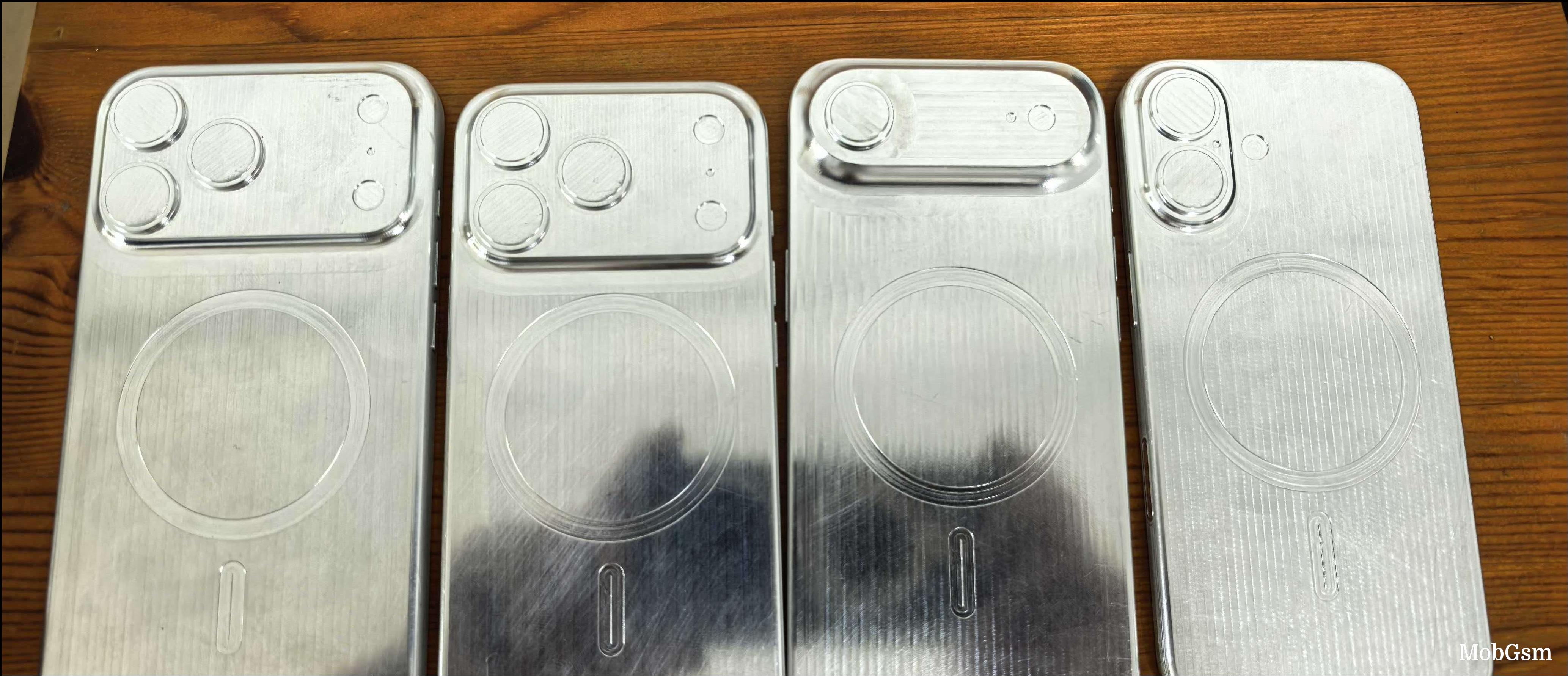 Apple's iPhone 17 series dummies sized-up in metal molds