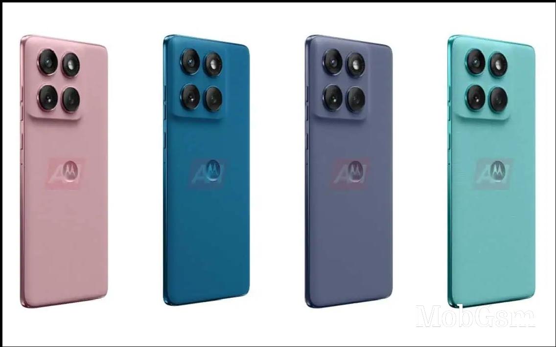 New Motorola Edge 60 Fusion renders leak, showing all four colors 