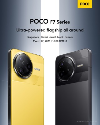 The Poco F7 series is launching on March 27