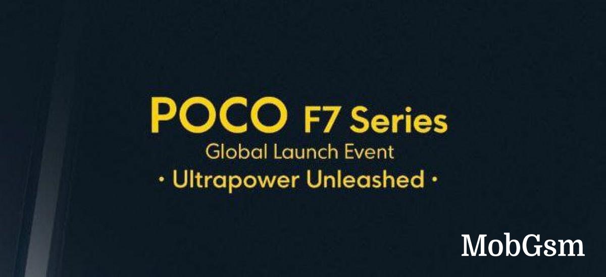 Poco F7 series launch event leaks