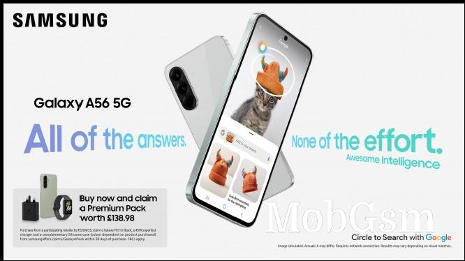 Galaxy A56 and A36 offer in the UK