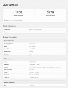 vivo Y300 Pro+ leaked render and Geekbench run