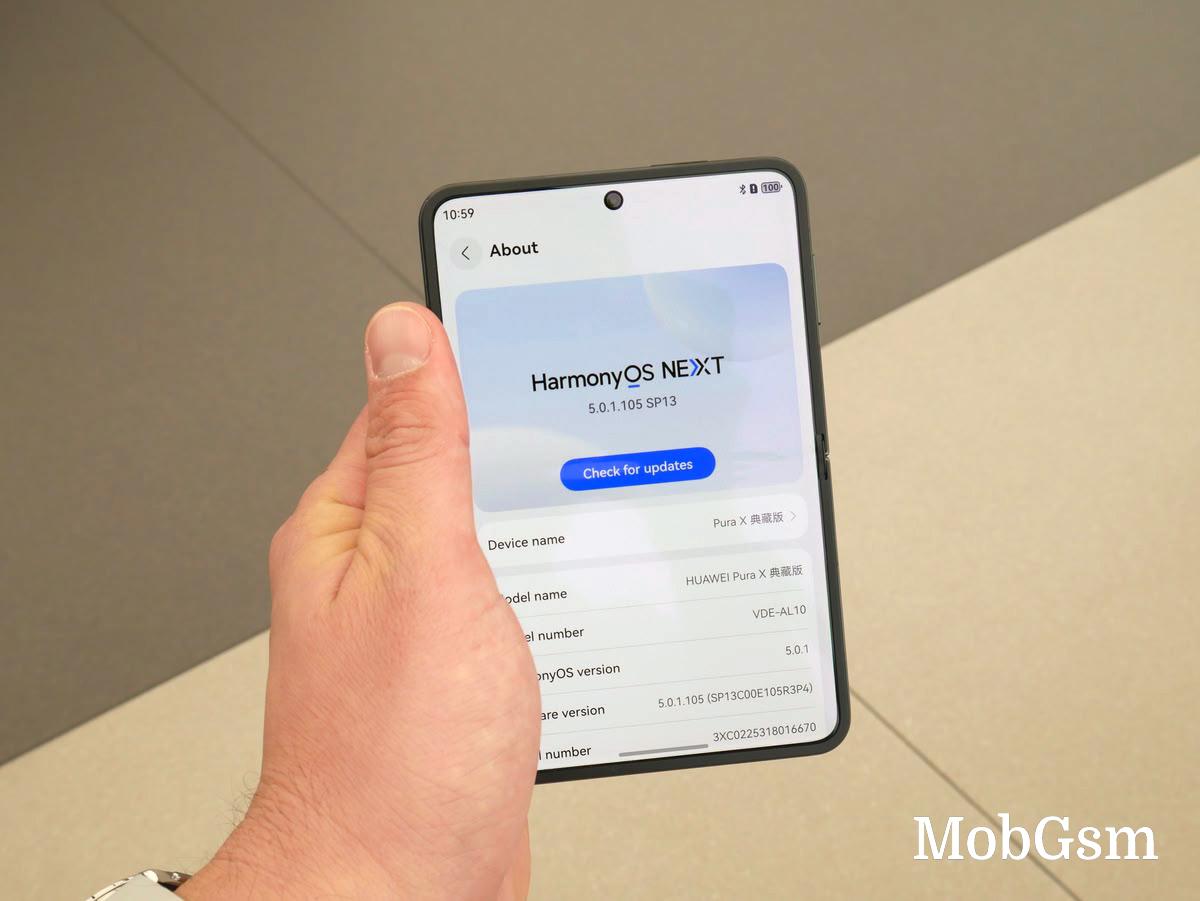 Huawei Pura X hands-on