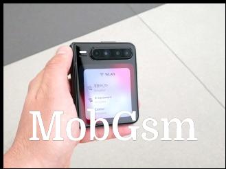 Using the 3.5” cover display on the Huawei Pura X