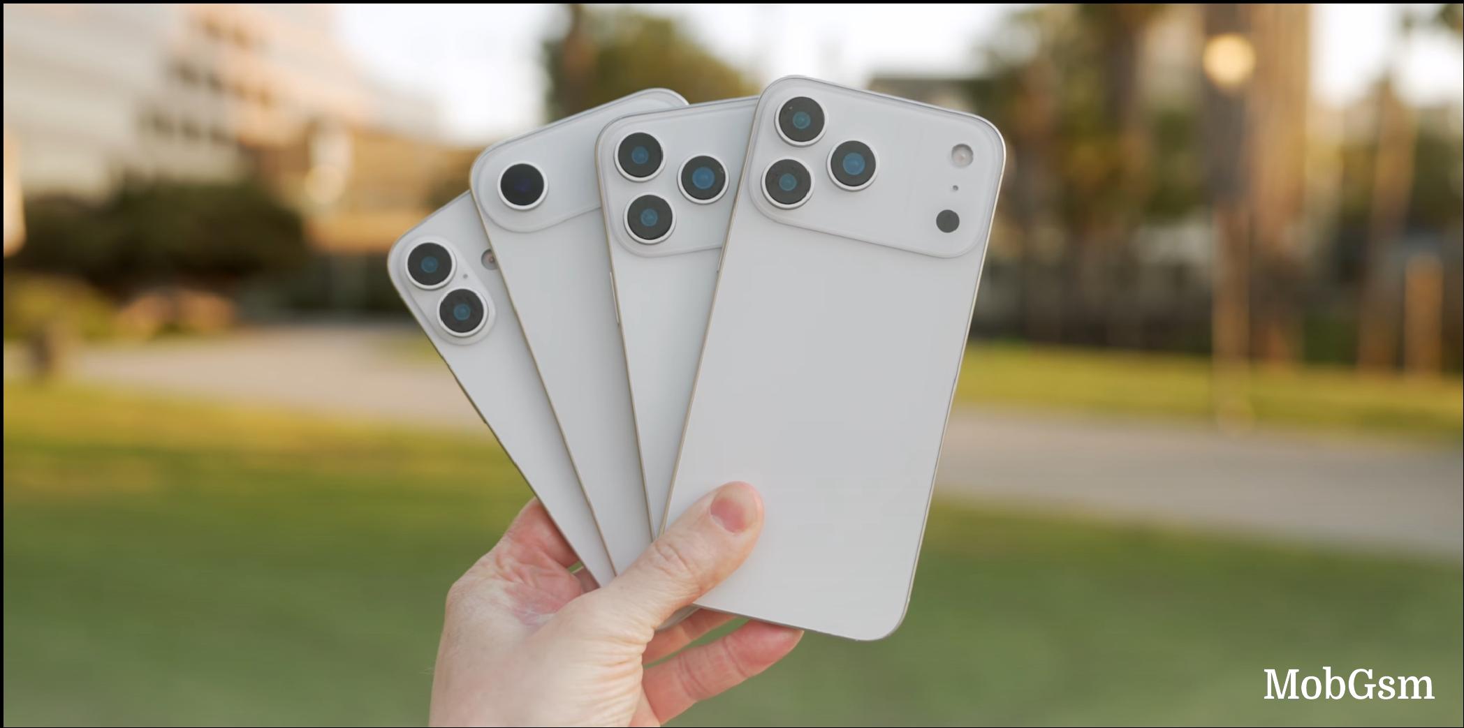 iPhone 17 series dummy units star in a hands-on video, check out how thin the Air is