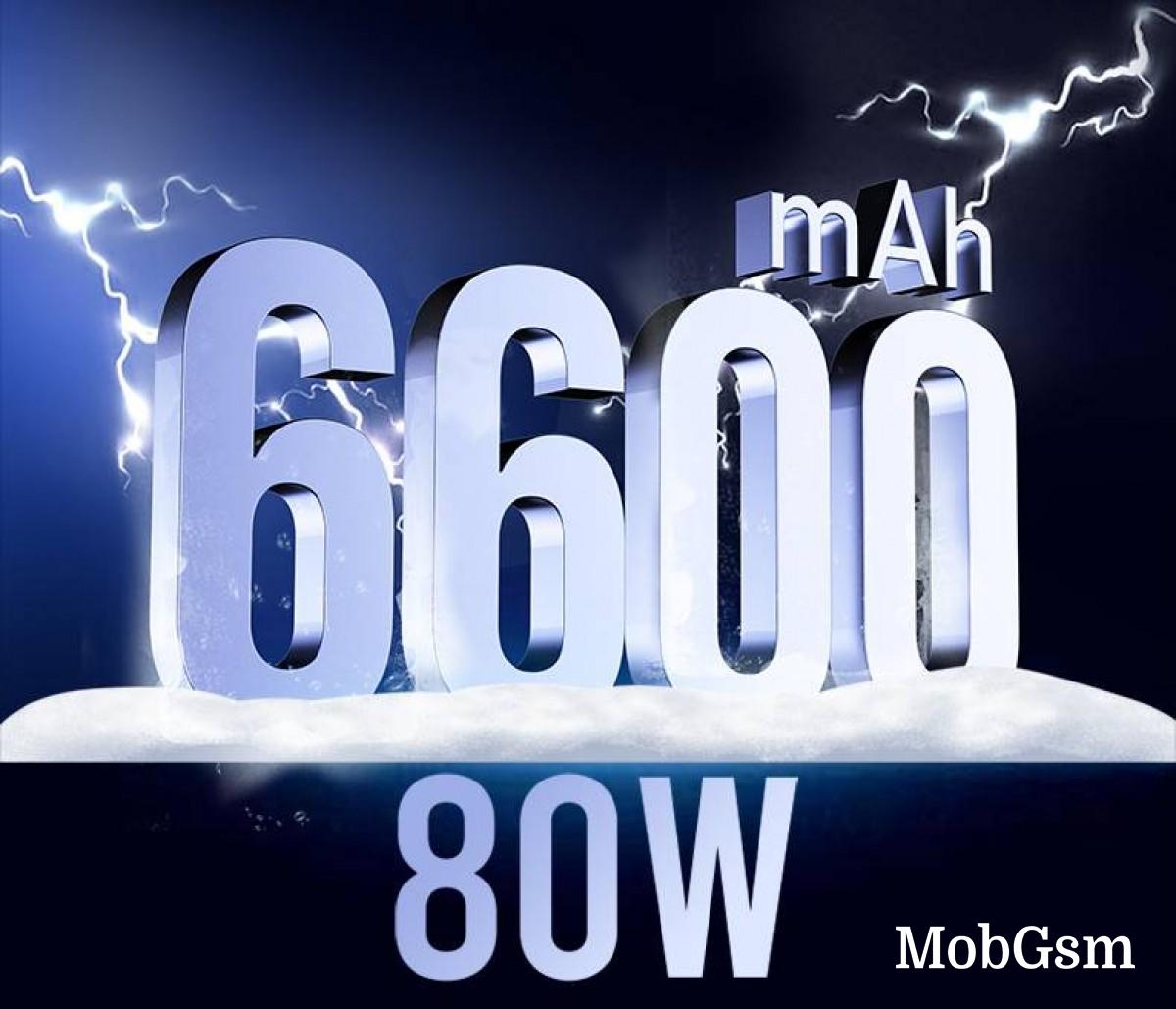 The nubia Z70S Ultra has a larger 6,600mAh battery with 80W charging