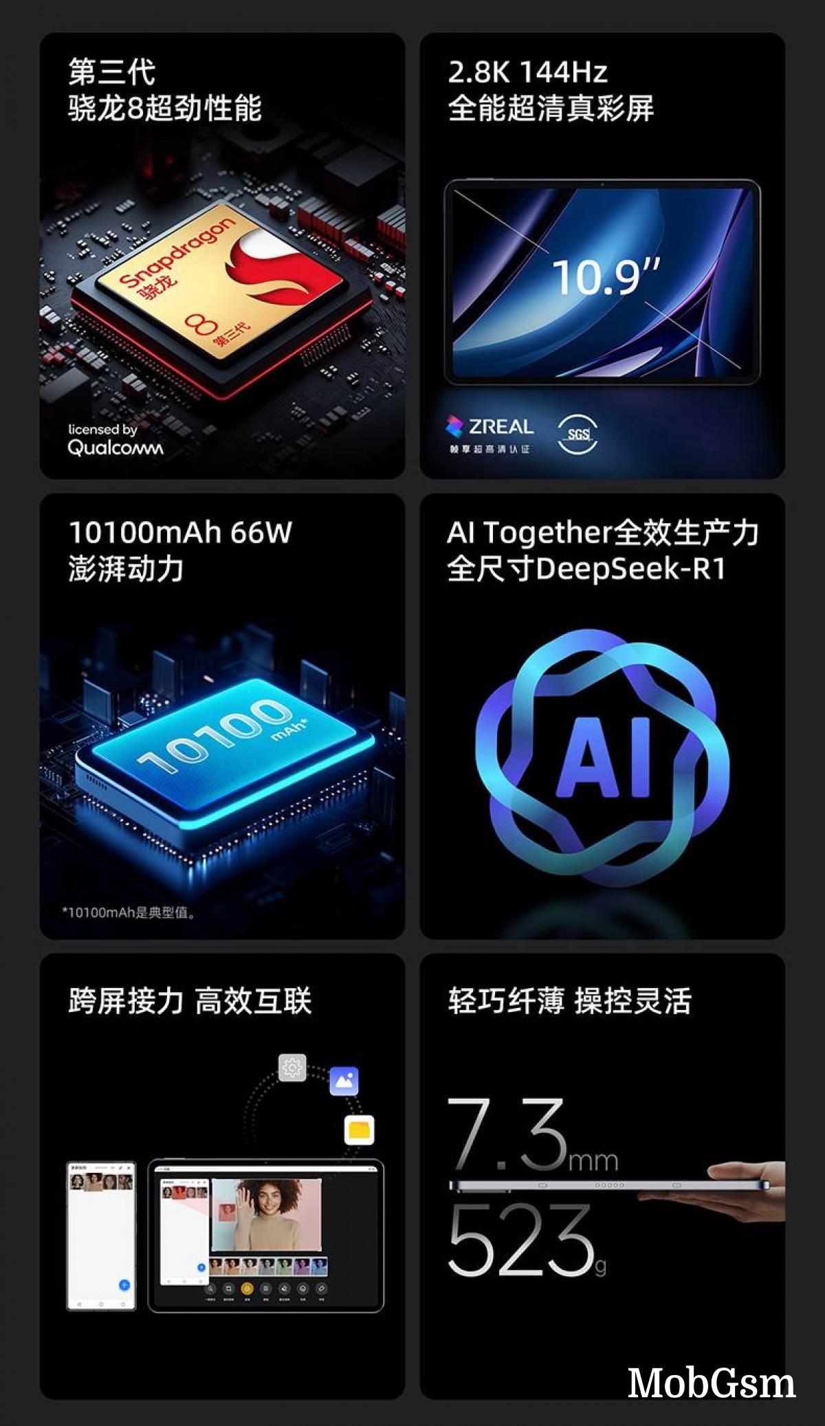 nubia Tablet Pro highlights