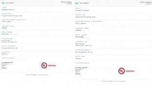 Galaxy Z Fold7 (left) and Galaxy Z Flip7 (right) UL Demko certifications