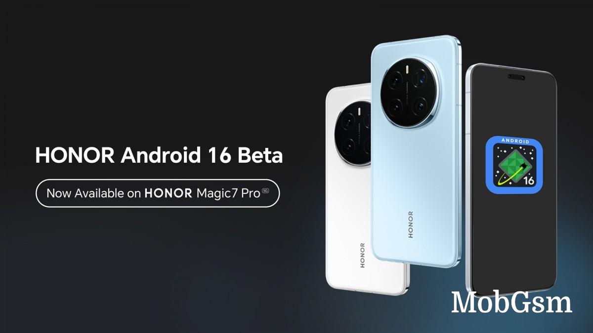 Honor Magic 7 Pro gets third Android 16 beta