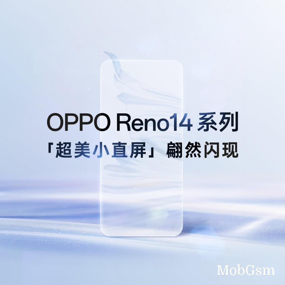 New Oppo Reno14 renders confirm refreshed camera design