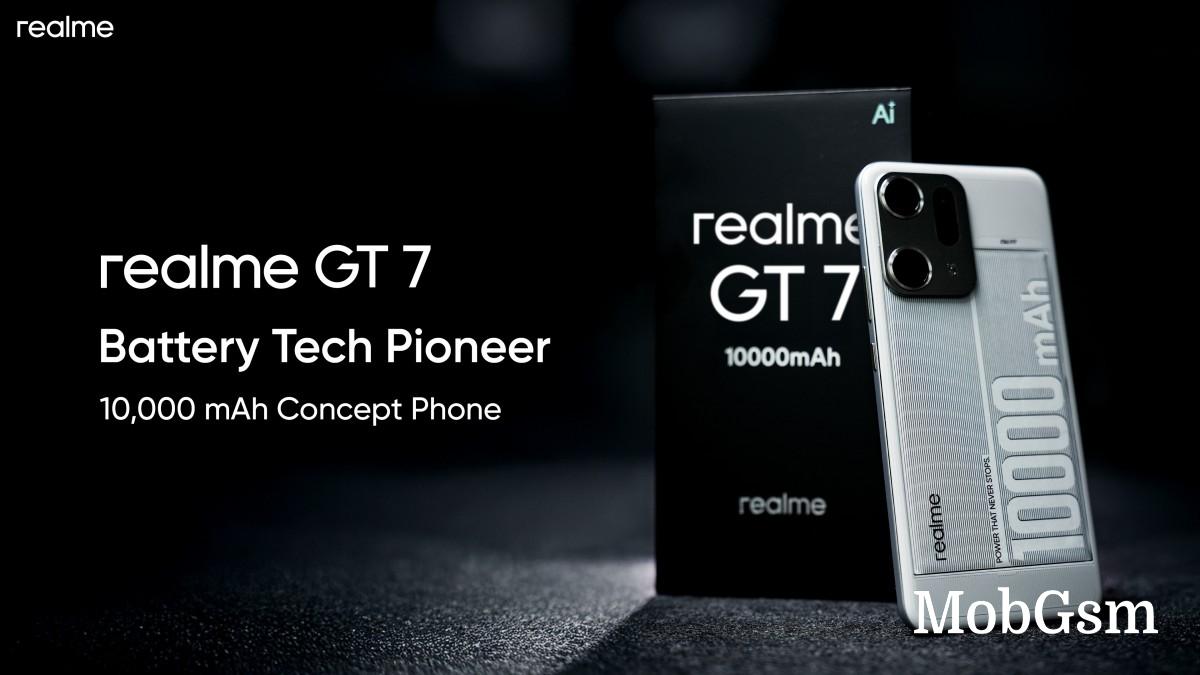 Realme shows off prototype phone with 10,000mAh battery and 320W charging