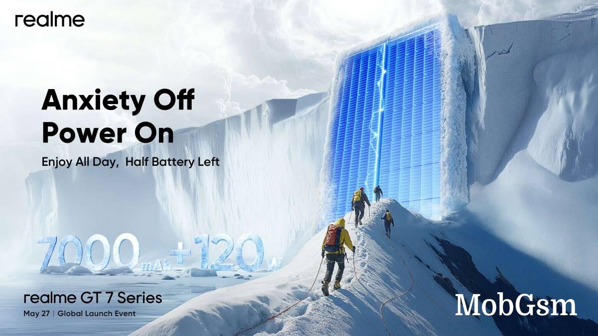Realme GT 7 has a 7,000mAh battery with 120W charging