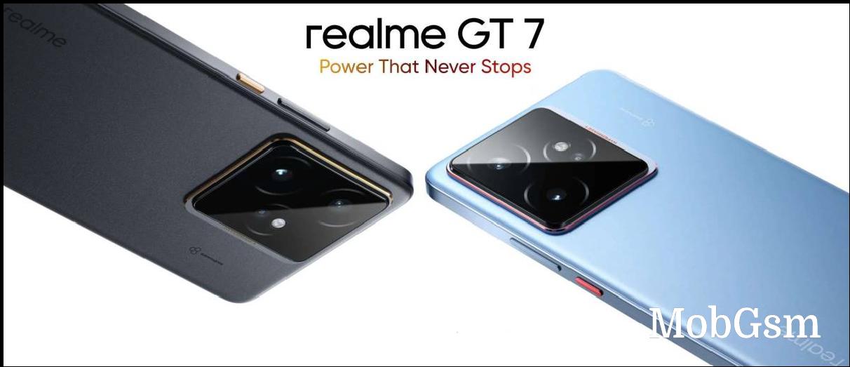 Realme GT 7 has a 7,000mAh battery with 120W charging 