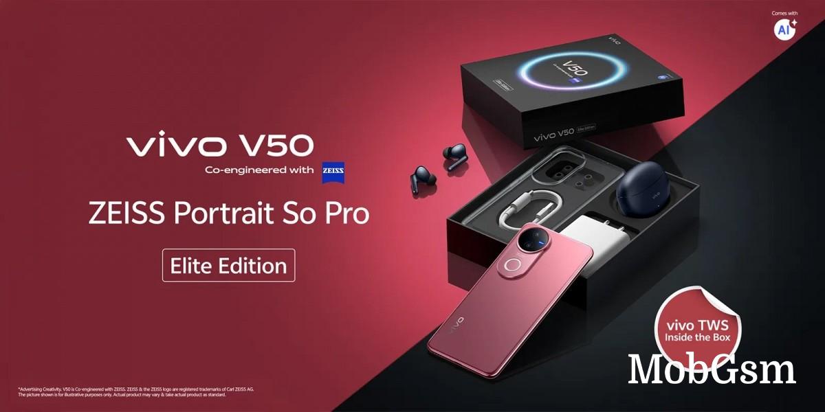 vivo V50 Elite Edition bundled with vivo TWS 3e buds launches in India
