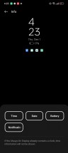Always-on display - Realme UI 4.0 review