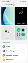 Personalization options - Realme UI 4.0 review